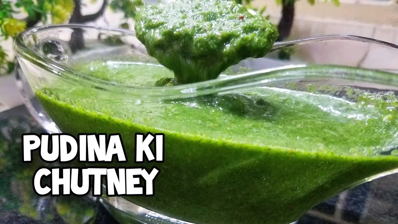 Pudina Chutney Mint Coriander Chutney Ramzan Special Pudina Chutney