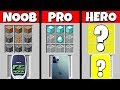 Minecraft Battle: NOOB vs PRO vs HEROBRINE: PHONE CRAFTING CHALLENGE / Animation