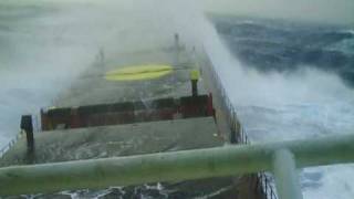 Merchant Ship in a Storm Force 10