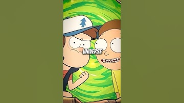 Gravity Falls and Rick and Morty connected?! #disney #billcipher #stanfordpines #adultswim #cartoons