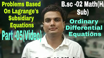 Problems Based On Lagrange