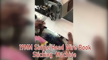 19MM LOOP CUM NORMAL WIRE BOOK STITCHING MACHINE | JATRADERS