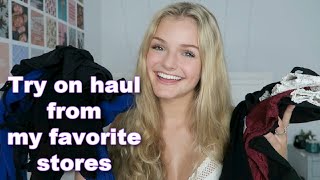 Try On Clothing Haul from My Favorite Stores