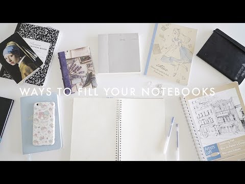Video: How To Fill Out A Notebook