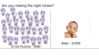 KEL PLUSH VERSUS BABY (omori meme)