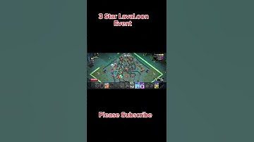 Easiest  3 Star no string attached   Challenge in Clash ofClan #shorts #coc #cocevents #clashofclans