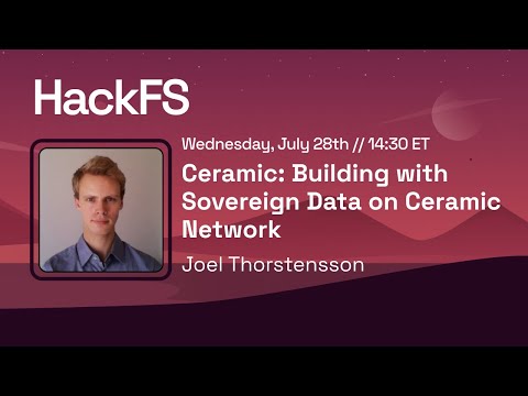 Ceramic: Building with Sovereign Data on Ceramic Network
