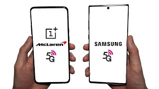 OnePlus 7T Pro 5G McLaren vs Galaxy Note 10+ 5G Speed Test, Speakers, Battery & Cameras!