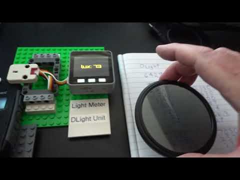 Calibrating the new DLight Unit from M5Stack
