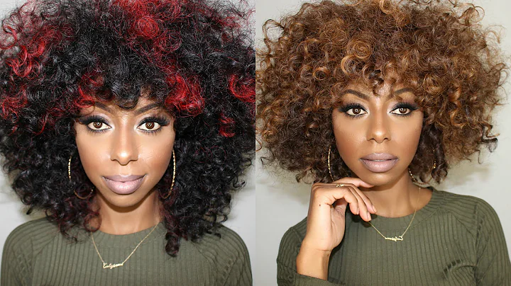 How to cut, shape and style curly wigs || Jessica ...
