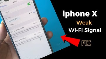 iPhone X weak wifi signal fix!wifi range problem