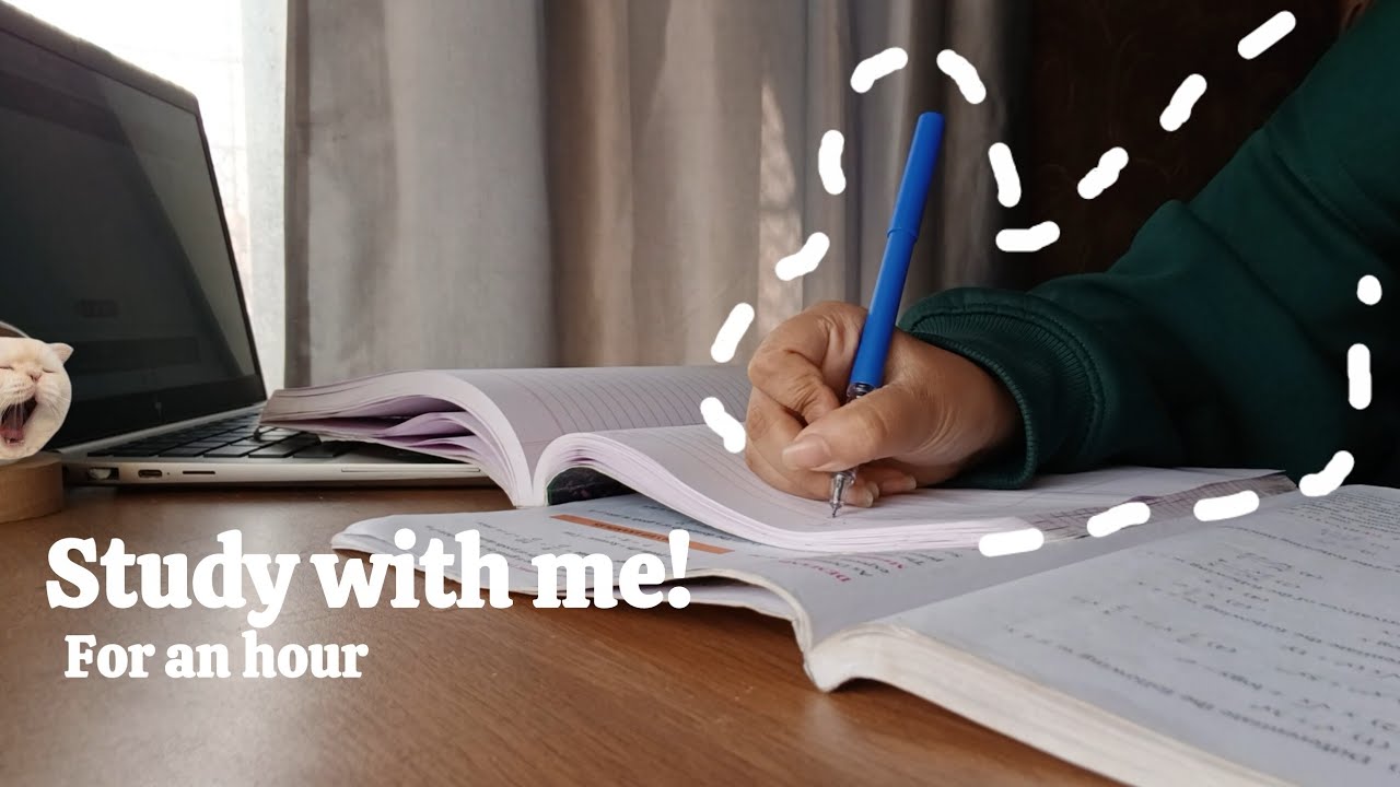 Study with me for an hour 📚🪄🥀