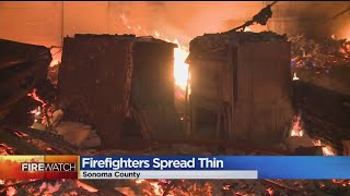 Sonoma County Residents Flee As Firefighting Resources Stretched Thin