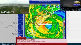 Hurricane Harvey Live Coverage - 23:00 UTC, August 25, 2017