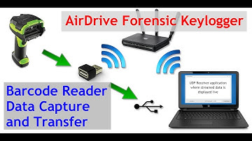 AirDrive Forensic Keylogger Pro Barcode Reader Data Capture and Transfer