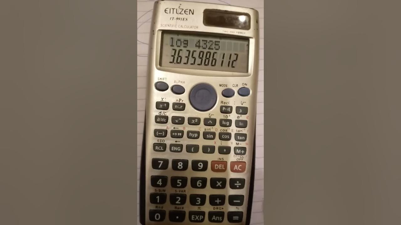 How to find mantissa of a number using calculator in an easy way YouTube