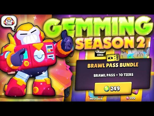 Gemming Season 2 Brawl Pass Unlocking Surge Maxing Mecha Paladin Pins More Update Youtube