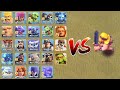 SUPER BARBARIAN VS ALL TROOPS ! WHO WILL WIN ?!! | CLASH OF CLANS