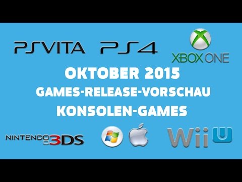 Games-Release-Vorschau - Oktober 2015 - Konsole // powered by Konsolenschnäppchen.de