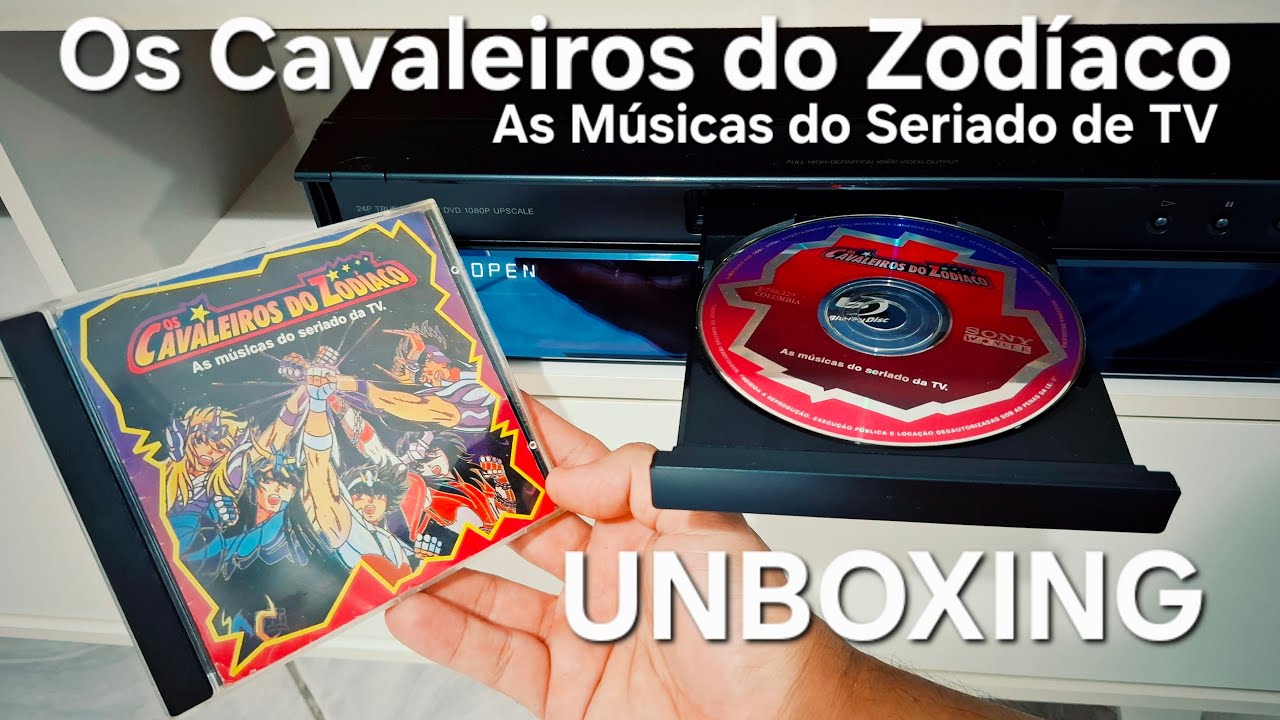 Original CD Saint Seiya (1995) Unboxing - YouTube