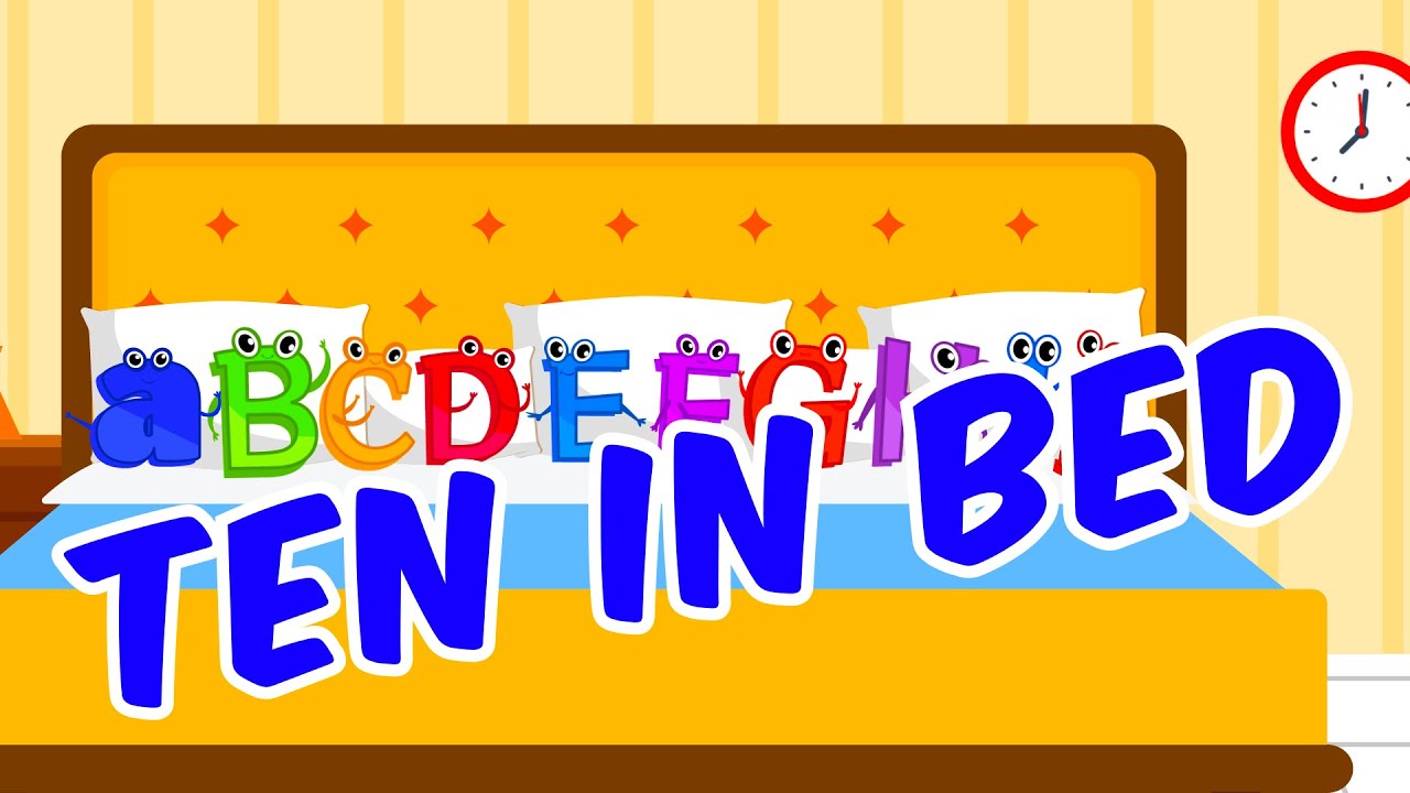 [NEW] Ten in the Bed 😴| Educational Nursery Rhymes & Kids Songs - YouTube