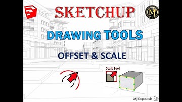 OFFSET AND SCALE - SKETCHUP |MODIFY TOOLS|BEGINNERS|TAMIL| SKETCHUPVIDEOS|MODELLING SOFTWARE |CIVIL