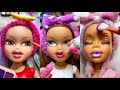 ASMR Satisfying with Unboxing &amp; Review Mannequin Makeup pink purple Skincare Sounds Video Fast Style
