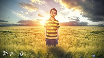 gold sun Photo Manipulation  Video Tutorial edit by salman ibrahim