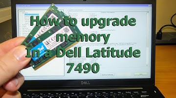 How to upgrade memory in a Dell Latitude 7490