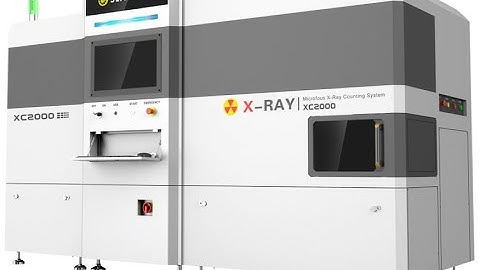 Seamark Inline xray smd counter XC2000 working at Foxconn Factory