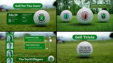 Company Golf Pack AFTER EFFECTS Template Videohive 31937231