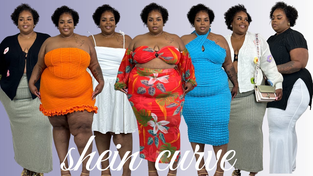 SHEIN CURVE (Plus Size 4X Try-On) End Of Summer Clothing, Shoes + Purses 