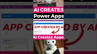 AI Creates Power Apps in Seconds! | Power Apps Tutorial | AI Plans #shorts