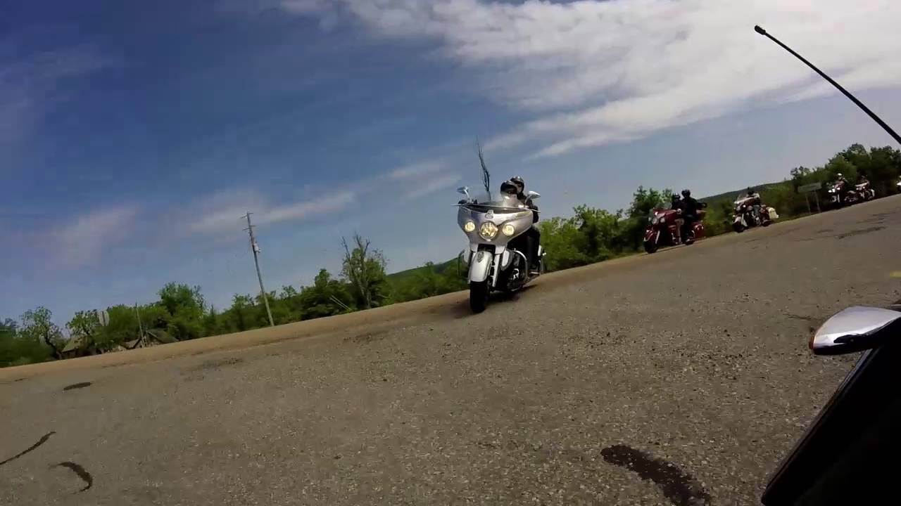 Indian Motorcycle Riders Group NWA on Talimena drive in Mena AR YouTube