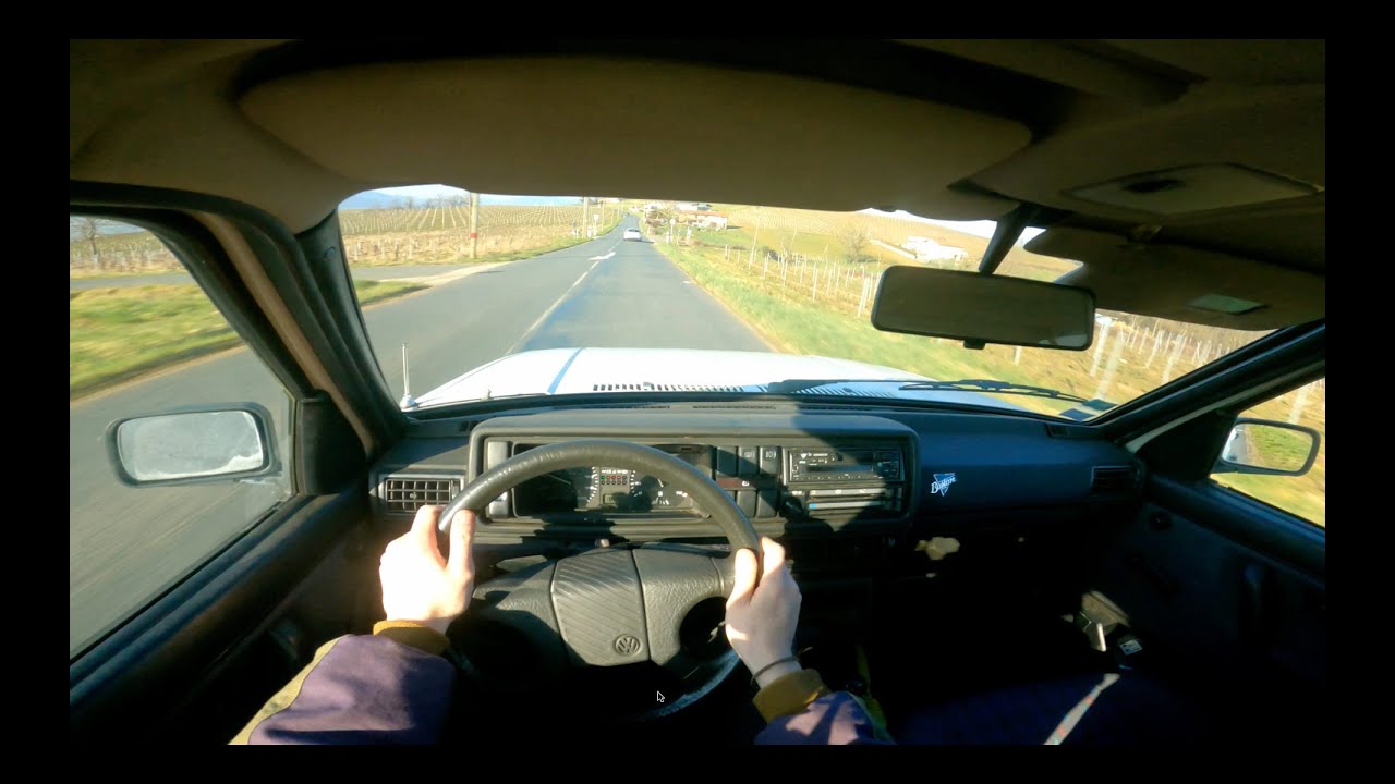 POV TEST DRIVE Golf 2 1.3 55cv Boston 1991