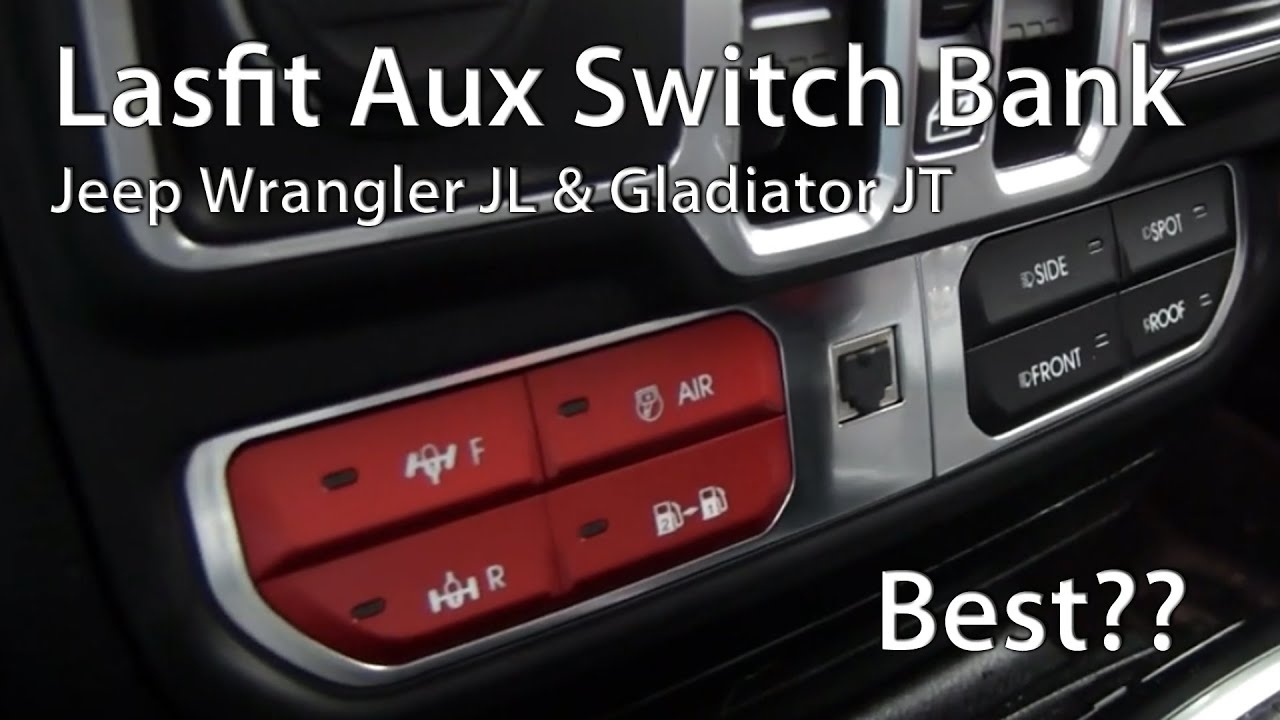 Best Auxiliary Switch Bank for the Jeep Wrangler JL & Gladiator JT - YouTube