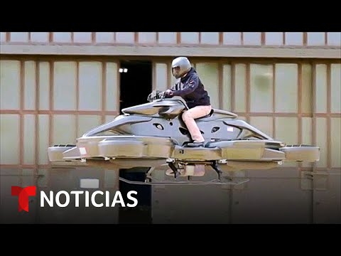 Presentan la primera moto voladora del mundo en el Auto Show | Noticias Telemundo