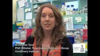 Tuberculosis: PhD Scholar, Anneliese Tyne, talks about TB research.