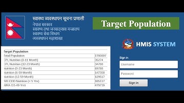 Target population Extraction in DHIS 2.40