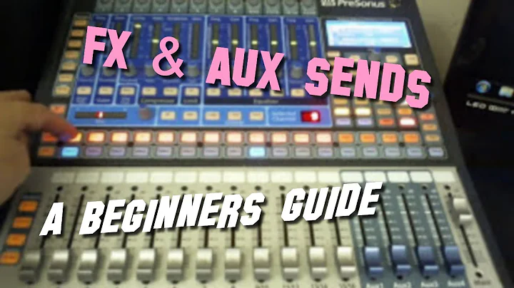 PreSonus Studiolive 16.0.2 FX and Aux Sends