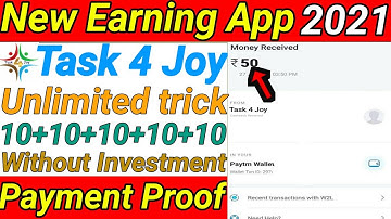 Task 4 joy app se paise kaise kamaye | Task 4 joy app payment proof | Task 4 joy app full details |