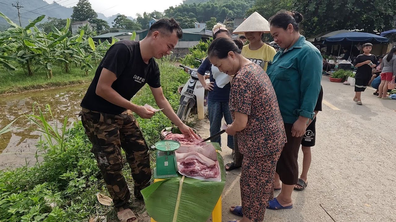 Đổi nghề sang mổ heo bán xem có khấm khá hơn không, cuộc sống tự nhiên