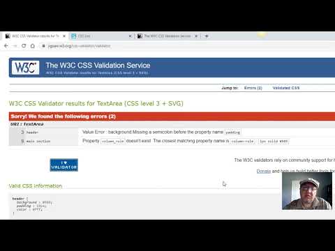 Using the CSS Validator
