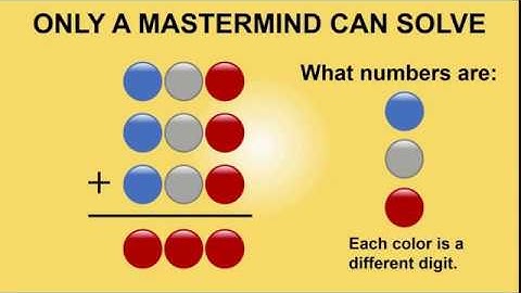 Only a mastermind can solve | Solution | 4K UHD