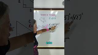 Teorema de Pitágoras Paso a Paso 🤓 #profeliyuan #asítambiénseaprende