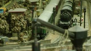 Vintage Model Trains And Model Railroad Layout Made By Trix Express