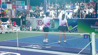 HIGHLIGHT LE XUAN MINH + SOPHIA HUYNH T NGOC NHI vs PESA TEONI + DIANA FUNNARO || Pickleball D-Joy