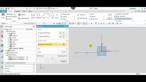 NX 12.0 Tutorial Tamil 12 : Conic | Sketch | NX | Unigraphics