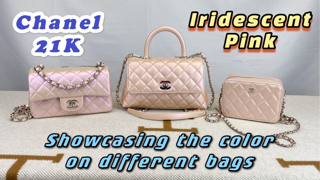 Chanel 21K Iridescent Pink. Showcasing the Color, on Different