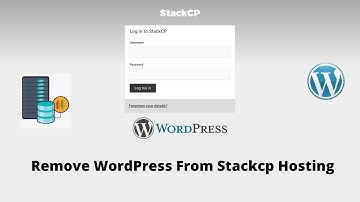 How to remove WordPress from stackcp hosting cPanel